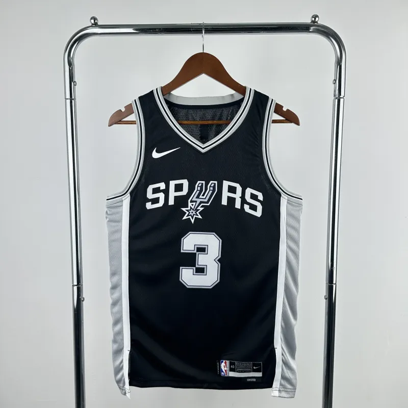 2023/24 San Antonio Spurs Black Chris Paul #3 Jersey | NBA Swingman Jersey