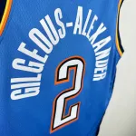 2023-24 Oklahoma City Thunder Blue Shai Gilgeous-Alexander #2 Men’s Jersey