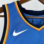 2023-24 Oklahoma City Thunder Blue Shai Gilgeous-Alexander #2 Men’s Jersey