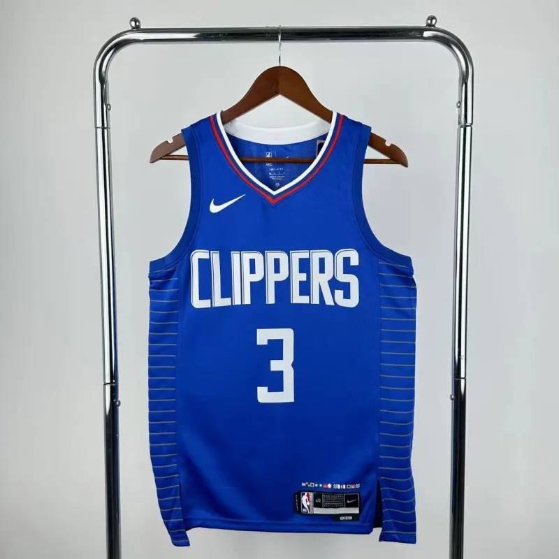 2023/24 LA Clippers Blue #3 Men’s Jersey
