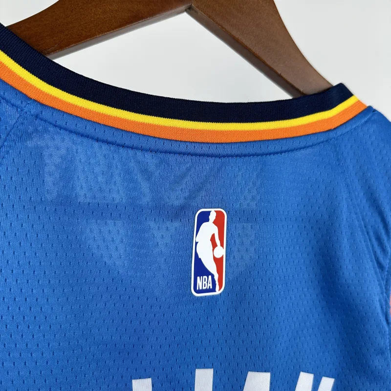 2023-24 Oklahoma City Thunder Blue Jalen Williams #8 Men’s Jersey