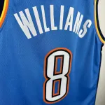 2023-24 Oklahoma City Thunder Blue Jalen Williams #8 Men’s Jersey