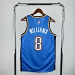 2023-24 Oklahoma City Thunder Blue Jalen Williams #8 Men’s Jersey