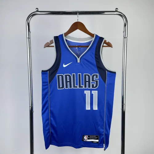 Camisa masculina azul Kyrie Irving #11 do Dallas Mavericks 2023/24