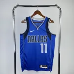 Camisa masculina azul Kyrie Irving #11 do Dallas Mavericks 2023/24 2023/24 Dallas Mavericks Blue Kyrie Irving #11 Men’s Jersey