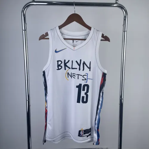 2023/24 Brooklyn Nets City Edition James Harden #13 Maillot Hommes