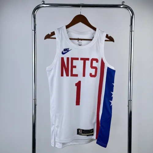 Maillot homme Brooklyn Nets 2023/24 Mikal Bridges Retro #1