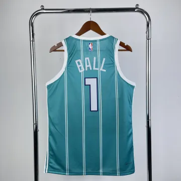 2023-24 Charlotte Hornets Away Blue LaMelo Ball #1 Men's Jersey