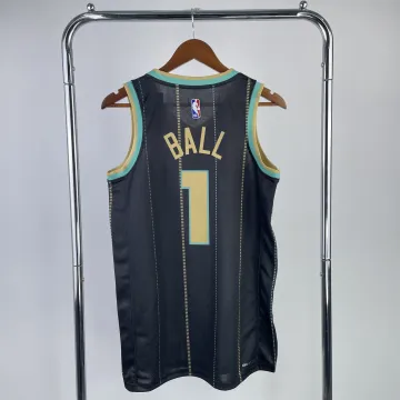 2023-24 Charlotte Hornets City Editie LaMelo Ball #1 Herenshirt