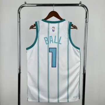 2023-24 Charlotte Hornets Home White LaMelo Ball #1 Maillot Hommes
