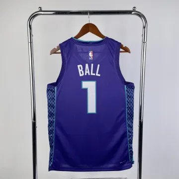 2023-24 Charlotte Hornets LaMelo Ball #1 Herenshirt