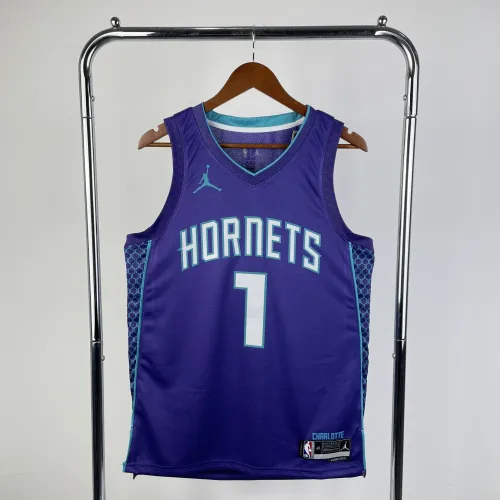 2023-24 Charlotte Hornets LaMelo Ball #1 Herenshirt