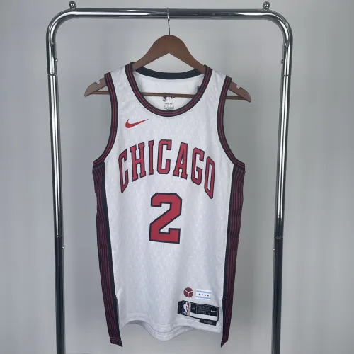 Maglia da uomo 2023/24 Chicago Bulls City Edition Lonzo Ball #2