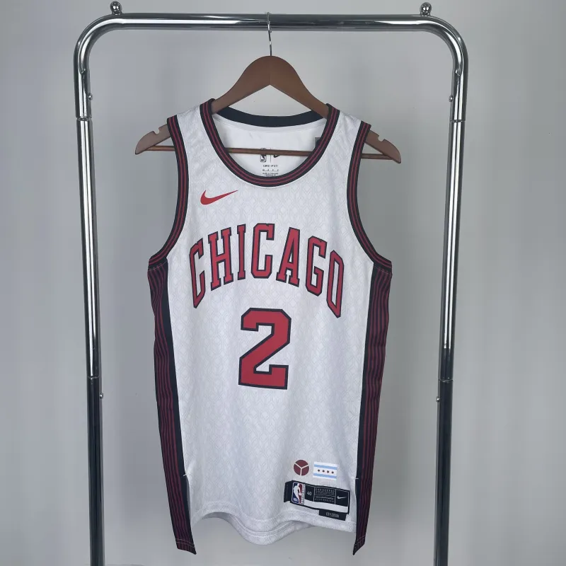2023/24 Chicago Bulls City Edition Lonzo Ball #2 Men’s Jersey