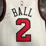 2023/24 Chicago Bulls City Edition Lonzo Ball #2 Men’s Jersey