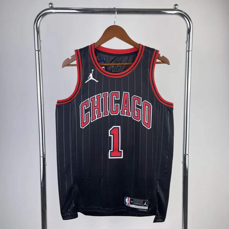 2023/24 Chicago Bulls Jordan Edition Derrick Rose #1 Men’s Jersey