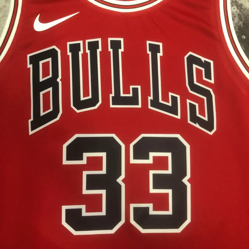 2023/24 Chicago Bulls Scottie Pippen #33 Men’s Jersey
