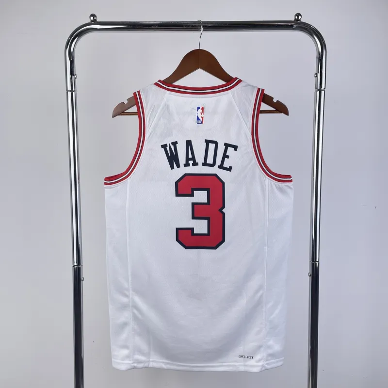 2023/24 Chicago Bulls Dwyane Wade #3 Men’s Jersey