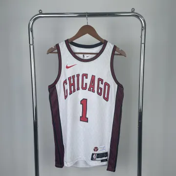 Camiseta 2023/24 Chicago Bulls City Edition Derrick Rose #1, Hombre