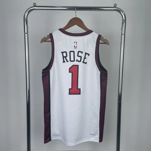 Camiseta 2023/24 Chicago Bulls City Edition Derrick Rose #1, Hombre