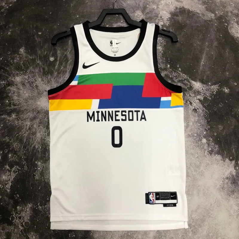 2023/24 Minnesota Timberwolves City Edition D’Angelo Russell #0 Men’s Jersey
