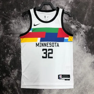2023/24 Minnesota Timberwolves Maglia City Edition Karl-Anthony Towns #32 Uomo