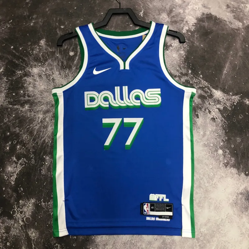 2023/24 Dallas Mavericks City Edition Luka Doncic #77 Men’s Jersey