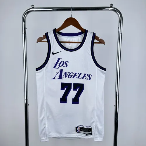 Camiseta de hombre Luka Doncic #77, edición City Edition de Los Angeles Lakers 2023/24
