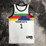 Maglia da uomo 2023/24 Minnesota Timberwolves City Edition Anthony Edwards #1 2023/24 Minnesota Timberwolves City Edition Anthony Edwards #1 Men’s Jersey