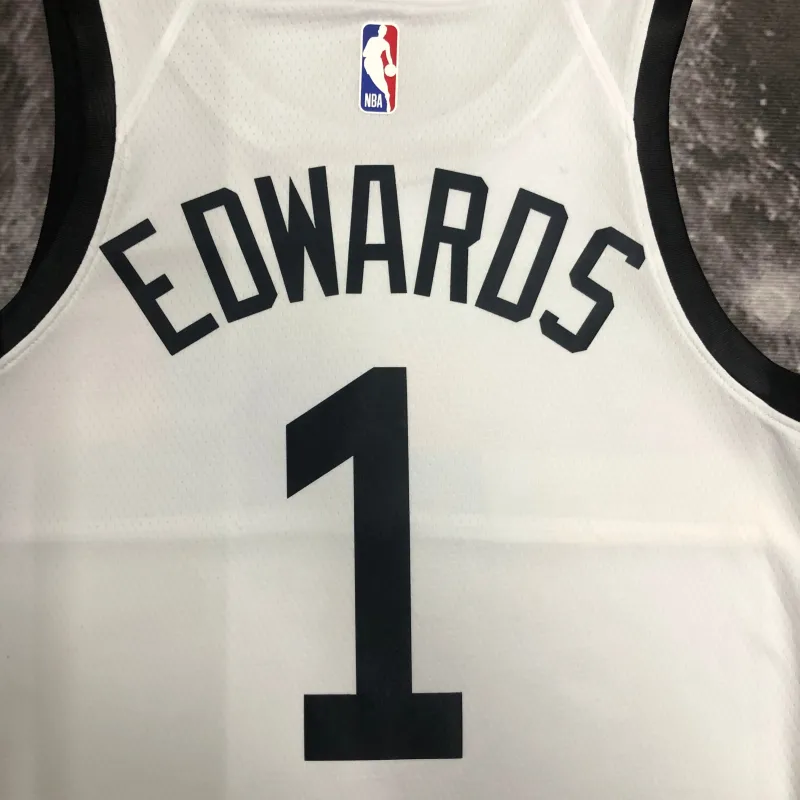 2023/24 Minnesota Timberwolves City Edition Anthony Edwards #1 Men’s Jersey