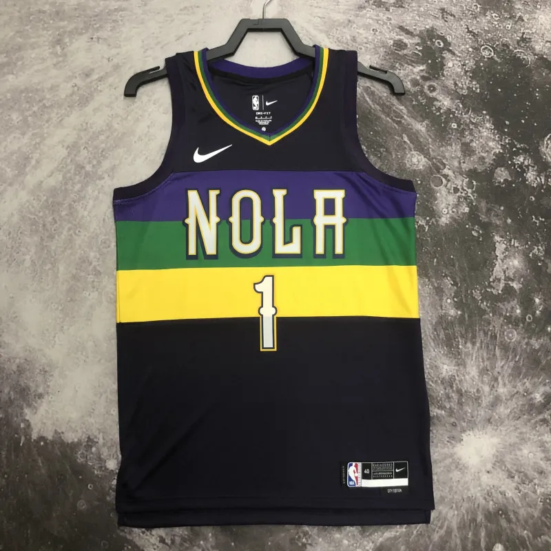 2023-24 New Orleans Pelicans City Edition Zion Williamson #1 Men’s Jersey