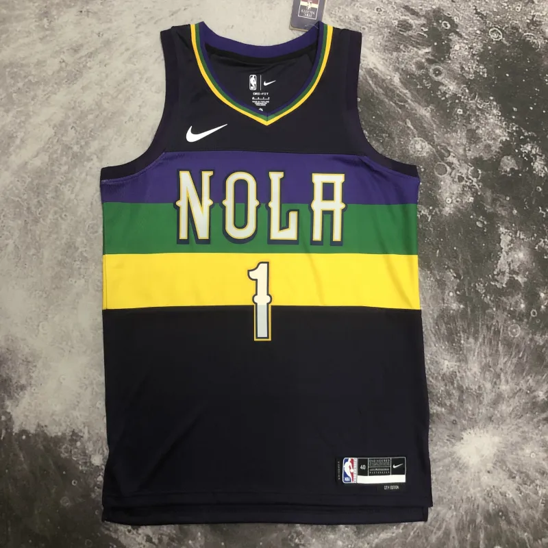 2023-24 New Orleans Pelicans City Edition Zion Williamson #1 Men’s Jersey