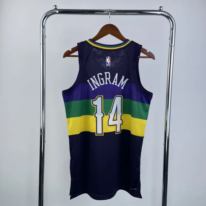 2023-24 New Orleans Pelicans City Edition Brandon Ingram #14 Men’s Jersey