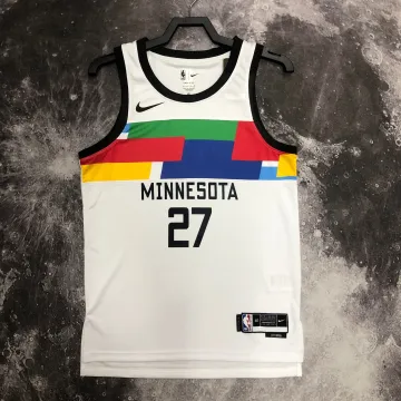 2023/24 Minnesota Timberwolves City Edition Rudy Gobert #27 Maglia da uomo