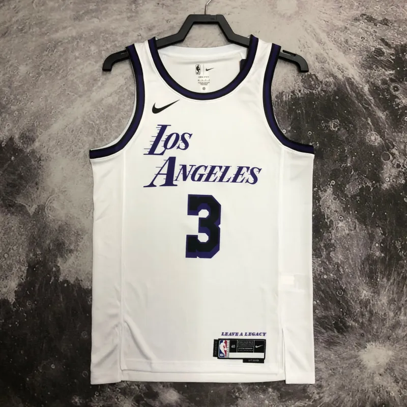 2023/24 Los Angeles Lakers City Edition Anthony Davis #3 Men’s Jersey
