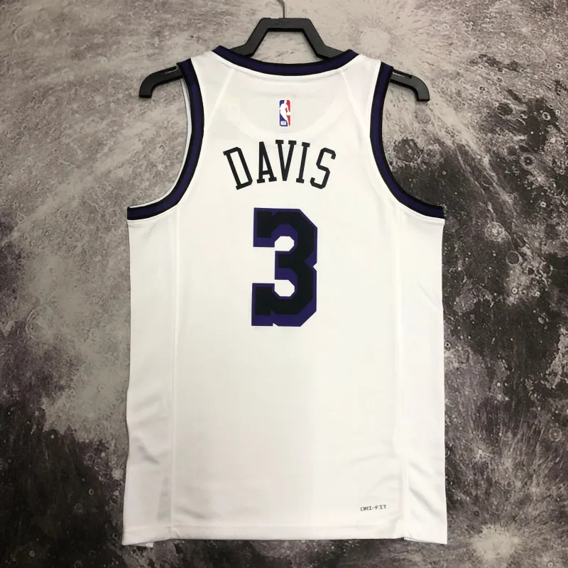 2023/24 Los Angeles Lakers City Edition Anthony Davis #3 Men’s Jersey
