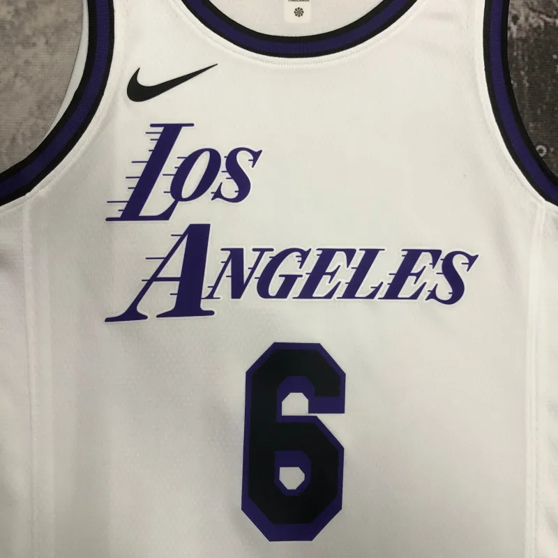 2023/24 Los Angeles Lakers City Edition LeBron James #6 Men’s Jersey