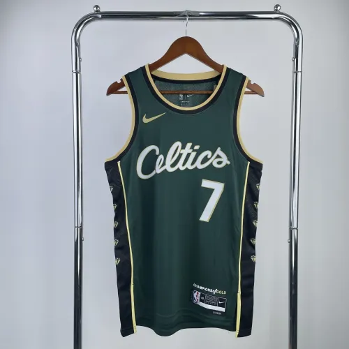 2023/24 Boston Celtics City Editie Jaylen Brown #7 Heren Jersey