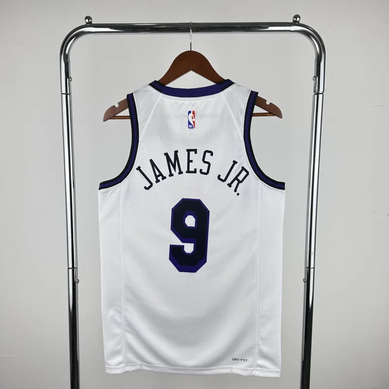 2023/24 Los Angeles Lakers City Edition Bronny James #9 Men’s Jersey