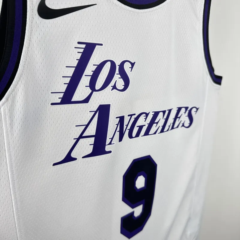 2023/24 Los Angeles Lakers City Edition Bronny James #9 Men’s Jersey