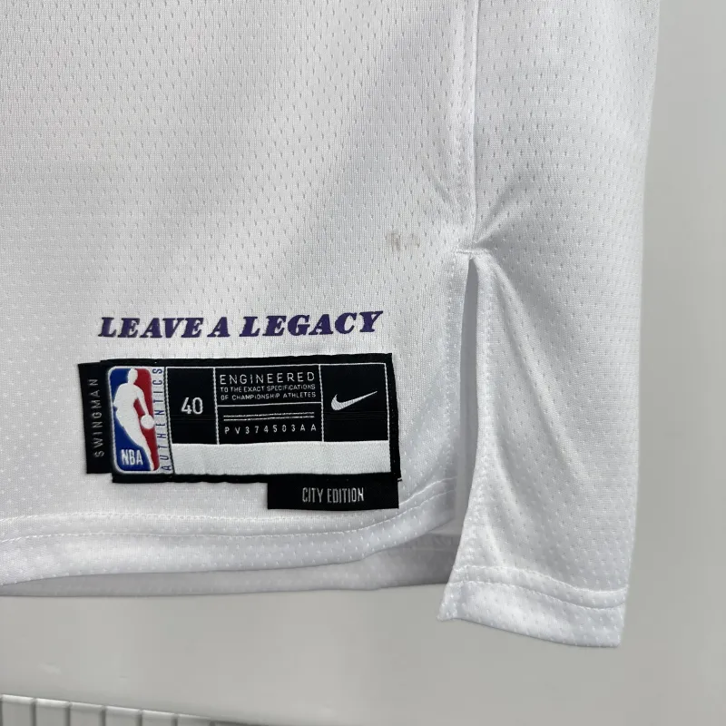 2023/24 Los Angeles Lakers City Edition Bronny James #9 Men’s Jersey