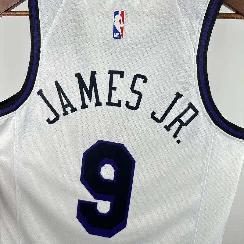 2023/24 Los Angeles Lakers City Edition Bronny James #9 Men’s Jersey