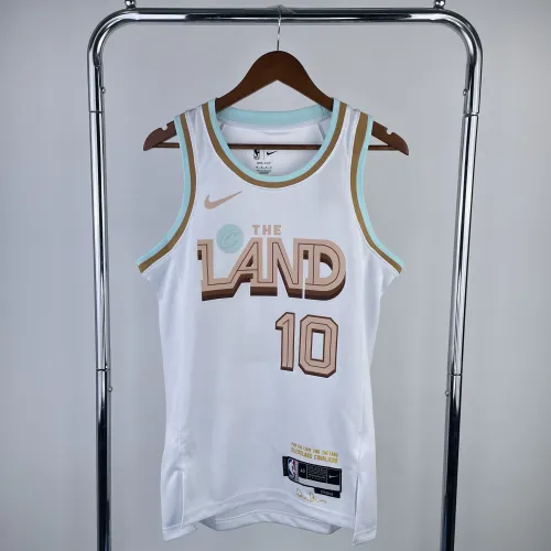 2023/24 Cleveland Cavaliers City Edition Darius Garland #10 Maillot Hommes
