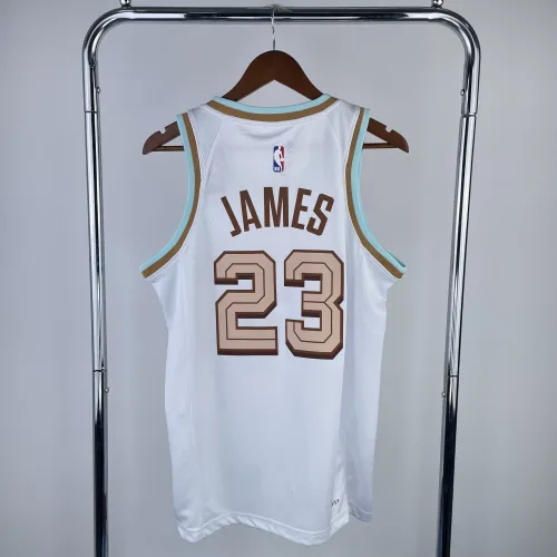 2023/24 Cleveland Cavaliers City Editie LeBron James #23 Herenshirt