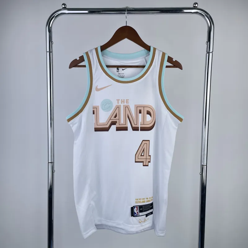 2023/24 Cleveland Cavaliers City Edition Evan Mobley #4 Men’s Jersey
