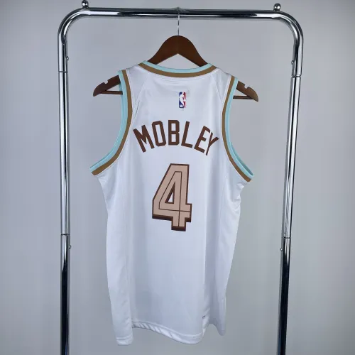 2023/24 Cleveland Cavaliers City Editie Evan Mobley #4 Herenshirt