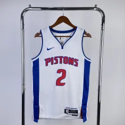 2023-24 Detroit Pistons White Cade Cunningham #2 Men's Jersey - product photo 2023-24 Detroit Pistons White Cade Cunningham #2 Men's Jersey product image