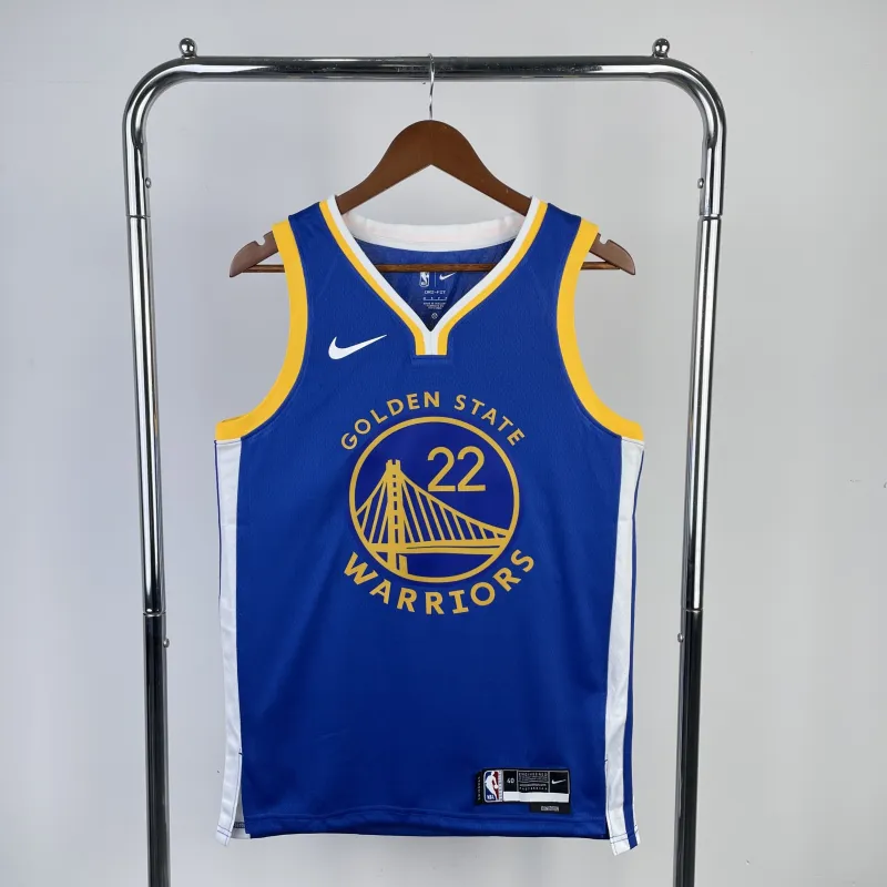2023/24 Golden State Warriors Away Blue Andrew Wiggins #22 Men’s Jersey
