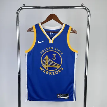 Camisa masculina azul de visitante do Golden State Warriors 2023/24, modelo Chris Paul #3