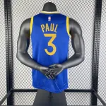 2023/24 Golden State Warriors V-Neck Blue Chris Paul #3 Men’s Jersey